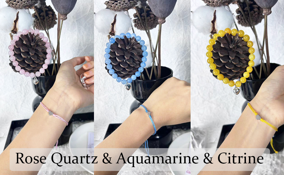 SNXPPFDC Good Luck Bracelets for Women, Citrine Bracelet