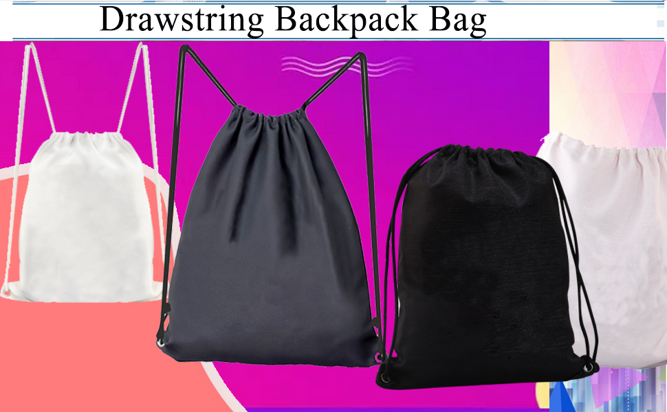 Drawstring Backpack Bag