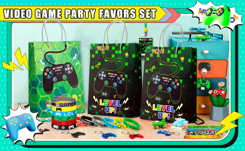 gamer party favors