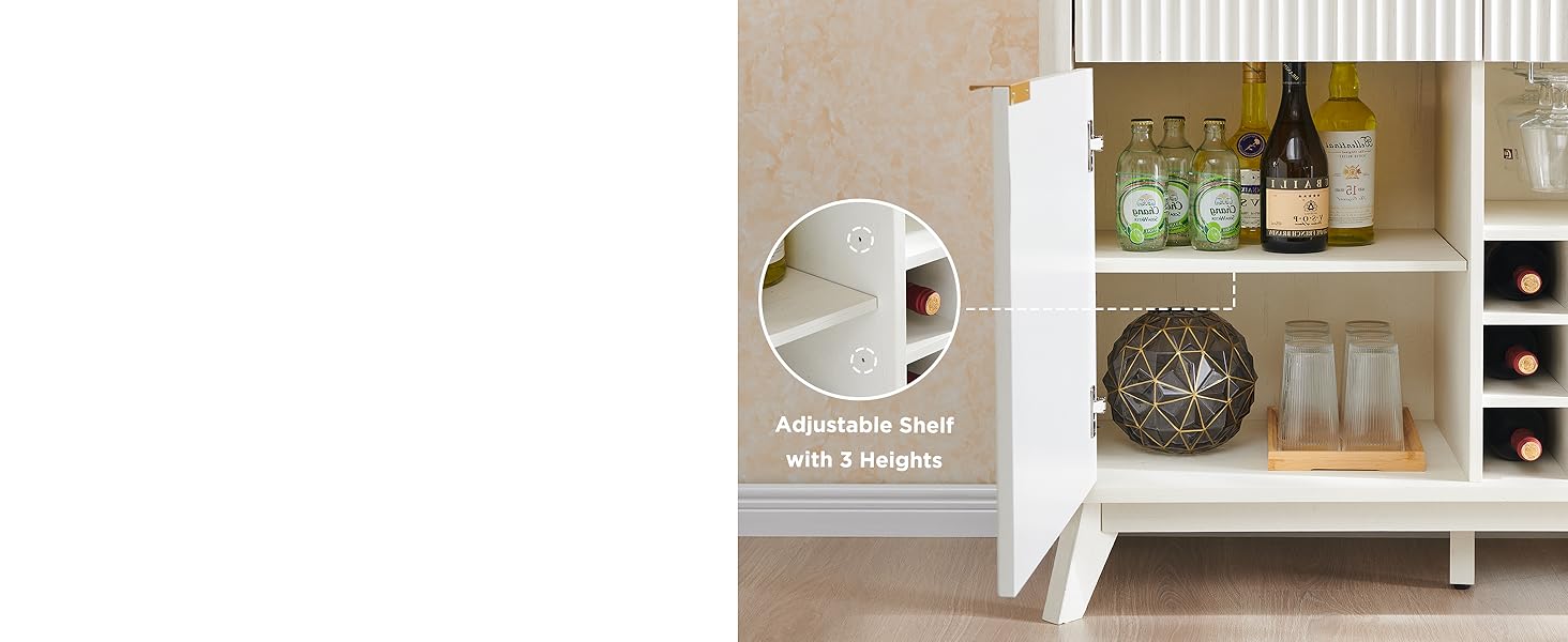 wine cabinet with storage