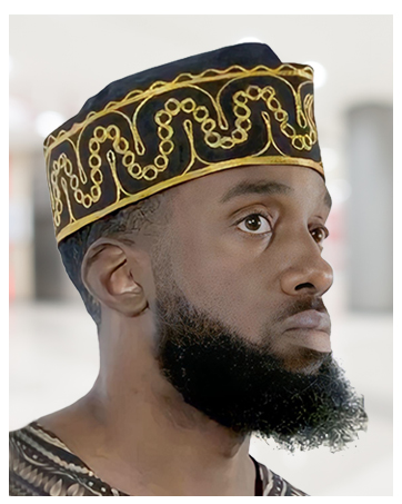 Dupsie's Adebo African Kufi Hat with Embroidery