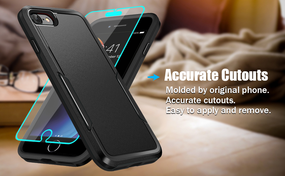 IXJYLCPC for iPhone 8/7/iPhone SE 2020 Case with Screen