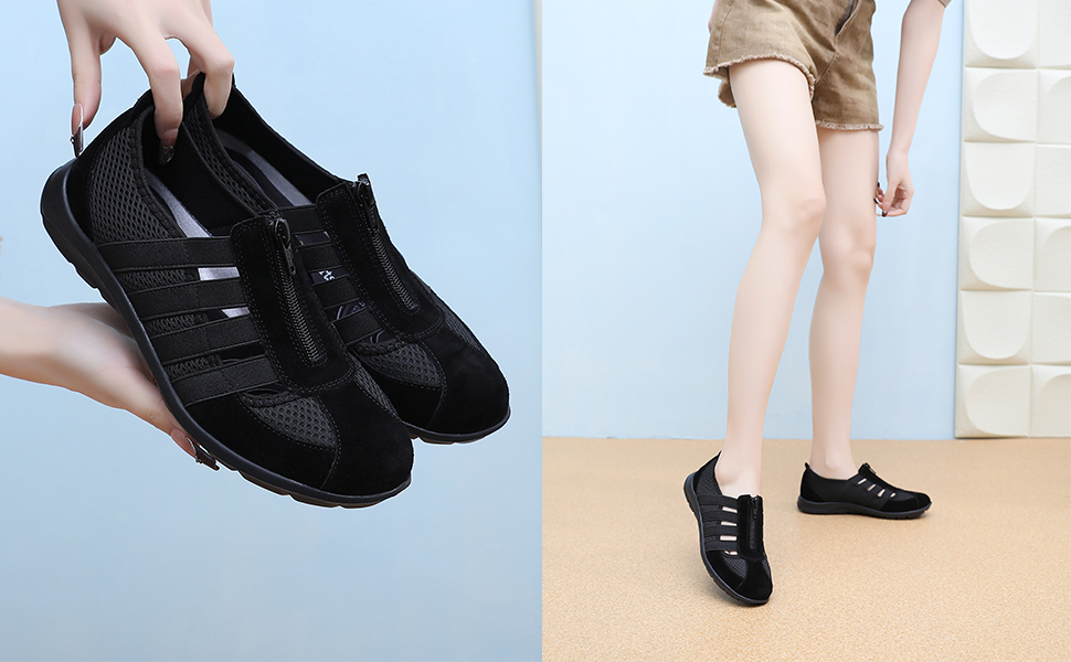 female black shoes