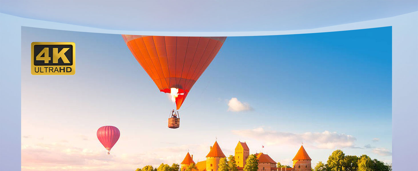 Video Projector 4K Wifi, 13000LM Digital Home Movie Projector LED 1080P