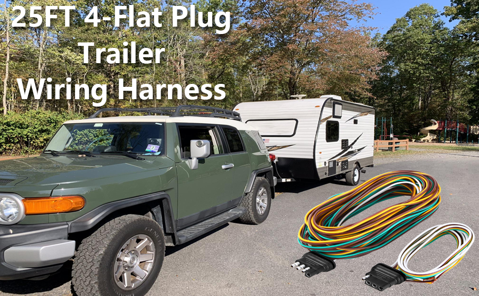 Trailer Wiring Harness Kit, VINAUO Trailer Wiring Kit, 4