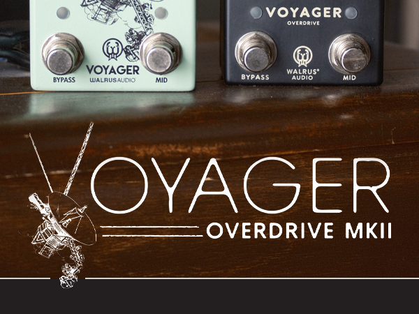 ギター Walrus Audio Voyager MK2 Black Voyager Preamp/Overdrive MKII | Guitar Pedals