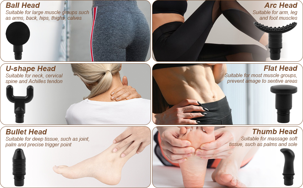 Deep Tissue Percussion Plug and Play Salon Tools