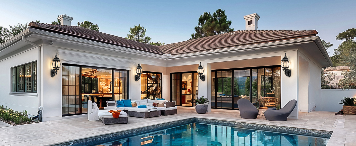 New Released Motion Sensor Outdoor Light - Larger Size - Updated Motion Sensor