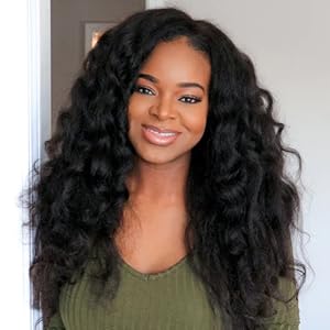 kinky straight lace front wigs