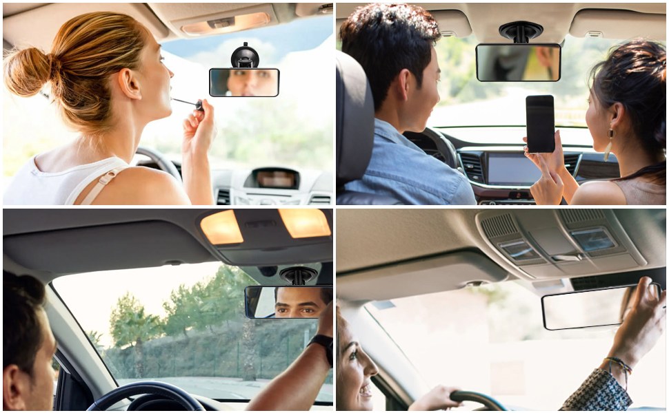 Rear View Mirror for Driving Test, Car Interior Rear View Mirror for