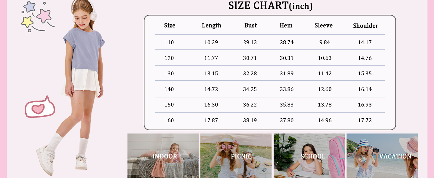 girls short sleeve t shirt