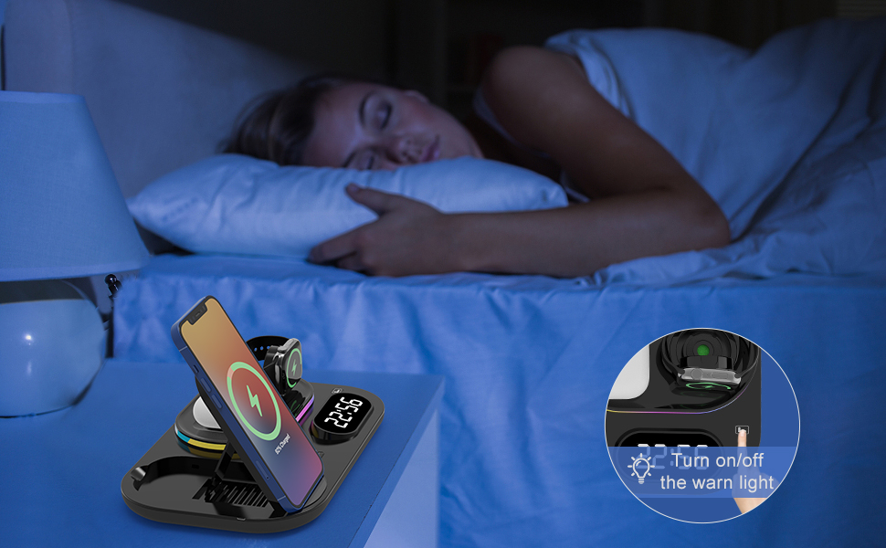 Caricatore wireless 3 in 1