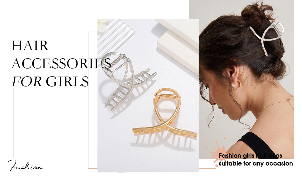 strong hold hair claw clamps nonslip hair styling clips