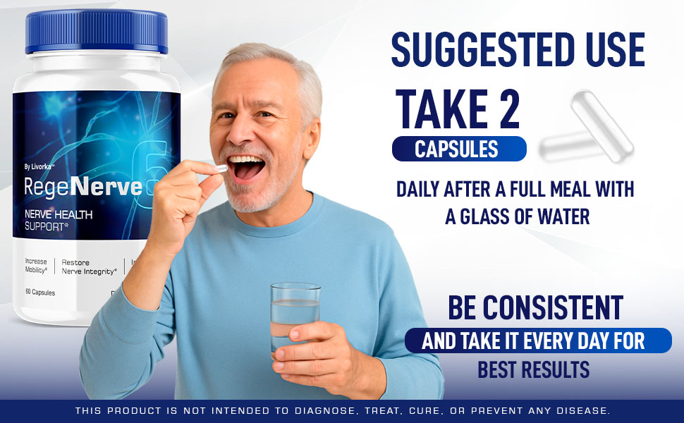 regenerve 6 capsules supplement advanced regenerve6 formula support pills