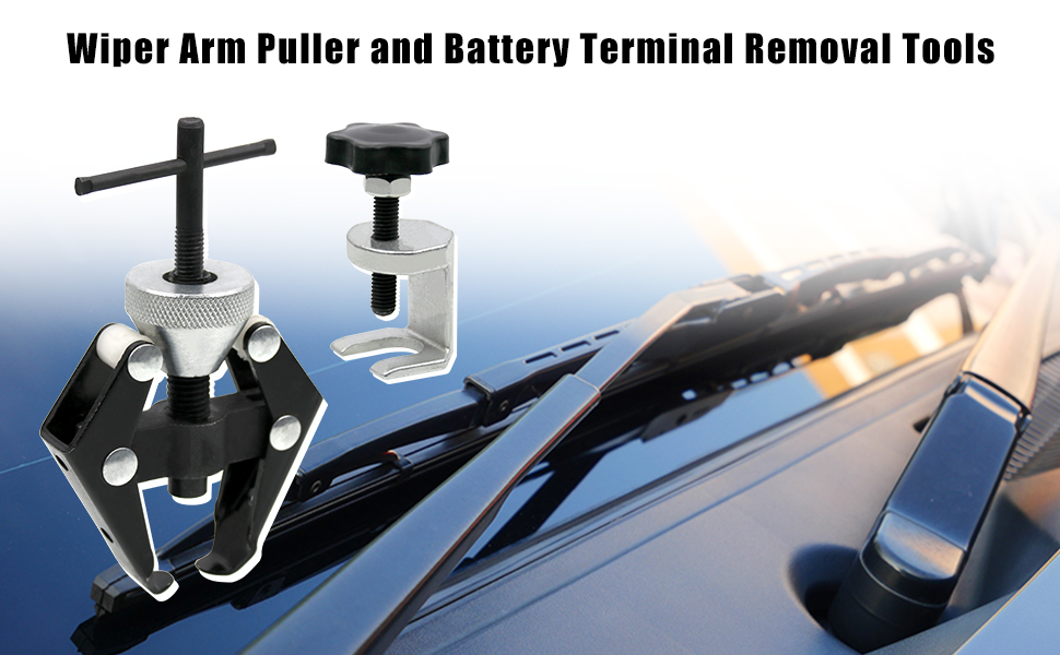 Sporacingrts Windshield Wiper Arm Removal Tool Adjustable Wiper Arm Puller Removal Tool Wiper