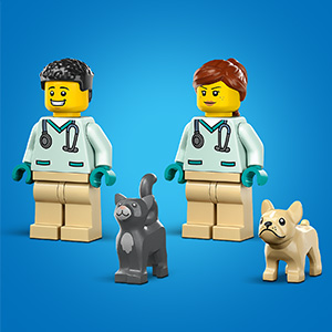 ゆう様１ レゴ(LEGO) シティ どうぶつ救急車 60382 おもちゃ ブロック