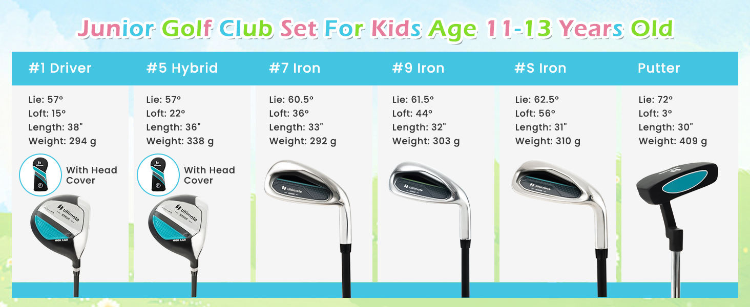 Junior Complete Golf Club Set