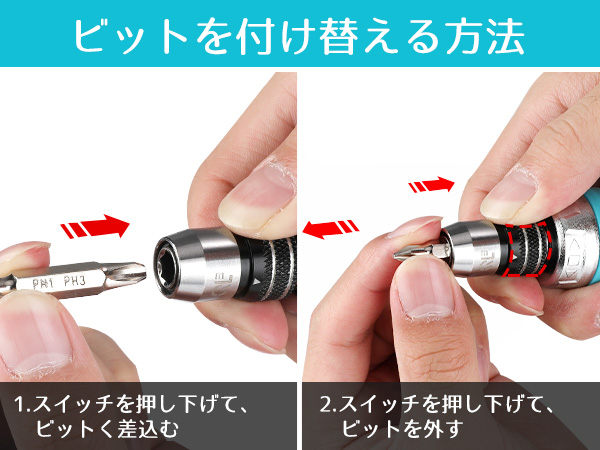 差し変え用 Amazon | Pro-Graad DA1 5/8インチから1/4インチドリル