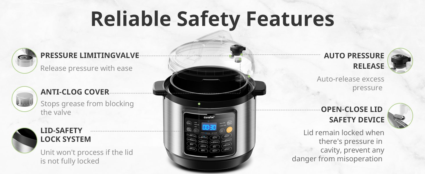 Reliable safety features