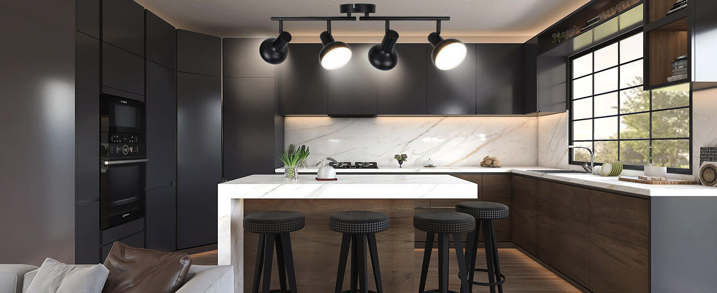 4-light track lights ceiling 