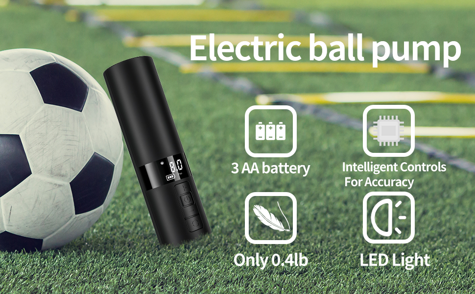 Drimzate Electric Ball Pump,Electric Ball Pump for Sports Balls, Automatic Ball