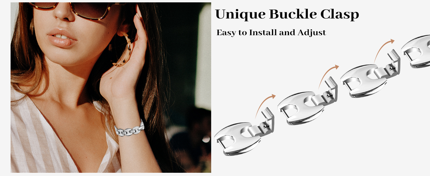 silver apple watch band