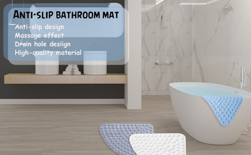 Sector Alfombrilla de goma para ducha de esquina, Alfombrilla ...