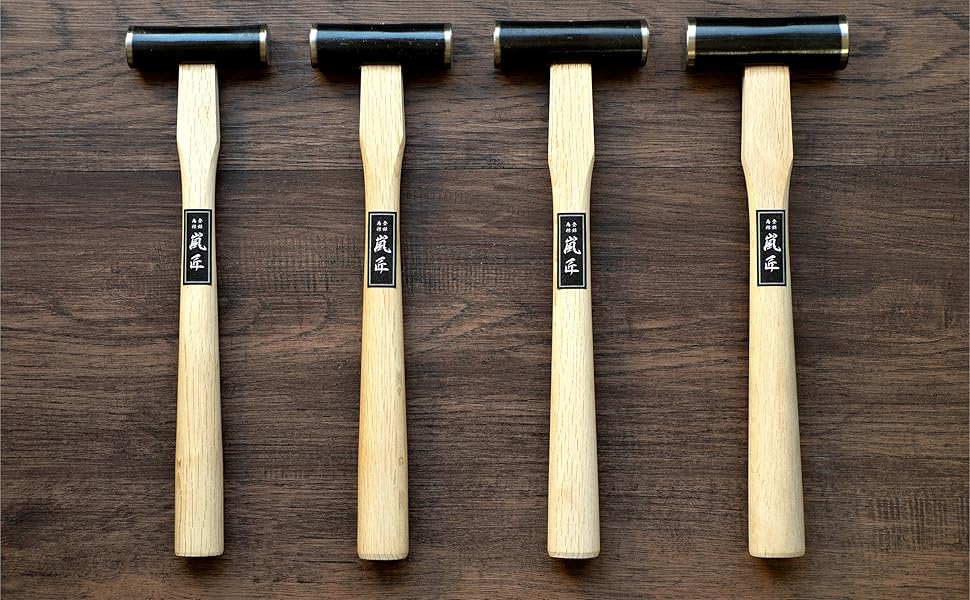 RANSHOU Japanese Carpenter Hammer GENNO 570g / 20 oz Heavy Duty Double Face Woodworking Hammer