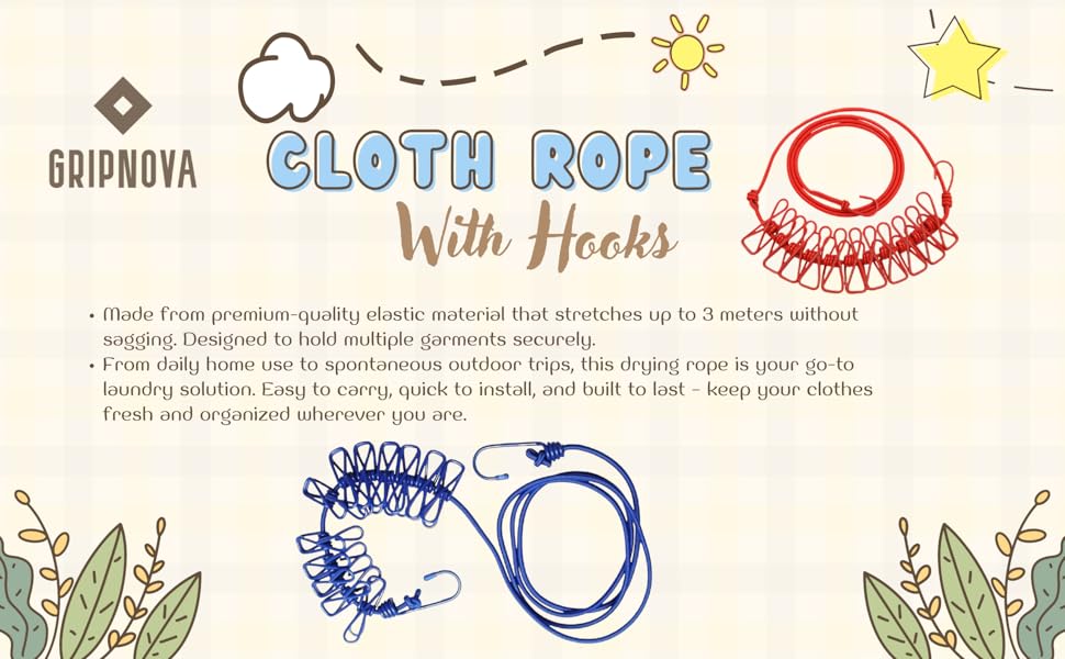 Gripnova cloth rope