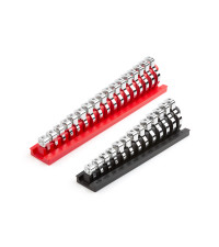 3/8 Inch Drive Crowfoot Wrench Set, 30-Piece (5/16-1 in., 8-24 mm) - Racks