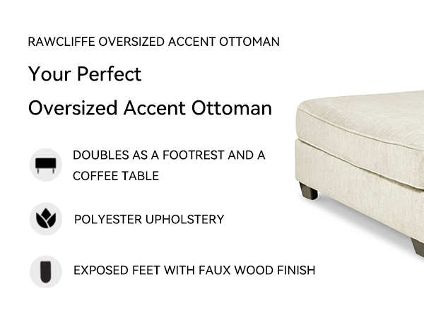 アシュレイ　オットマン Stonemeade Ottoman | Ashley