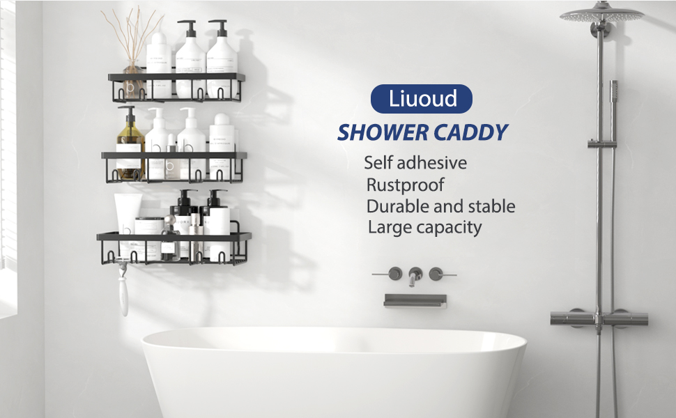 Shower Caddy 3 Pack Shower Organizer Shelves Rack storage