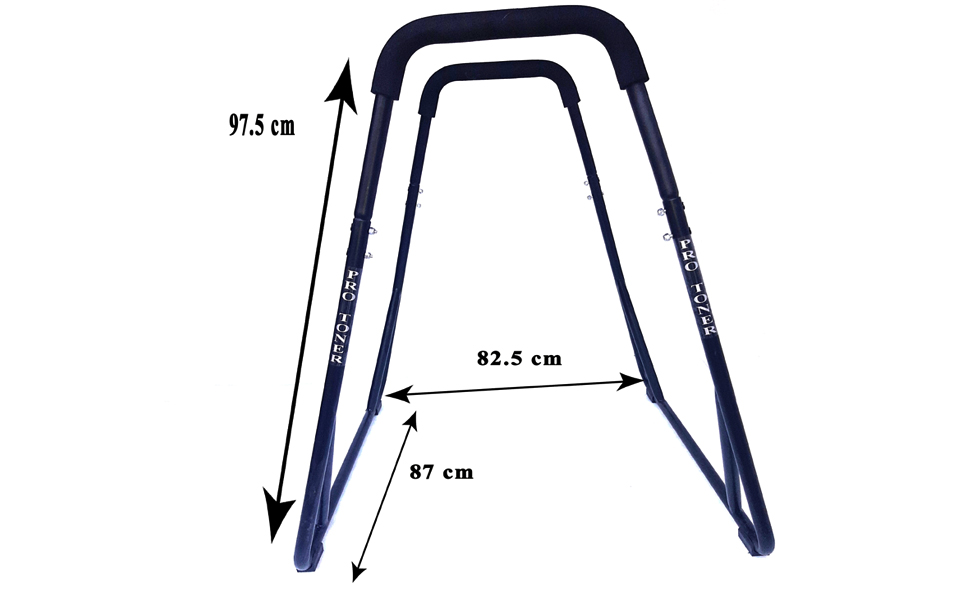 Protoner Dip Fitness bar dips Stand, Black, Large (ES786) Amazon.in