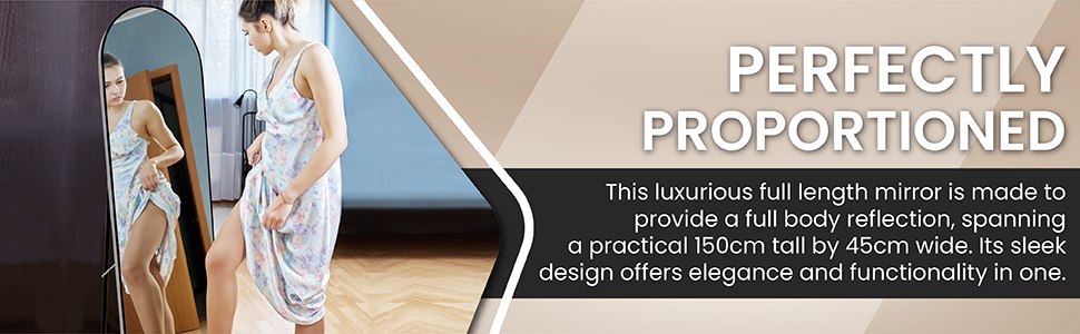 Tall Mirror, Full Body Mirror, Floor Mirror, Full Length Floor Mirror