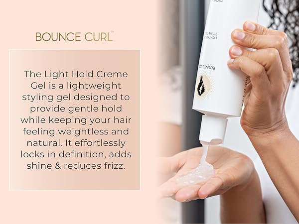 Amazon.com: Bounce Curl Light Hold Creme Gel (8 oz) : Beauty
