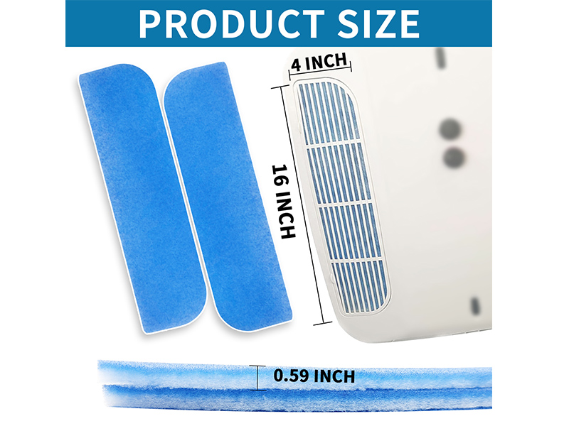 Tikfoam RV AC Filter 4 ”x 16 ” RV Air Filters Compatible