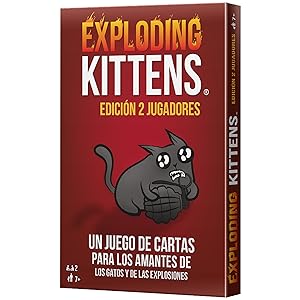 Exploding Kittens edición 2 jugadores competitivo asmodee juego de cartas gatos explosión divertido