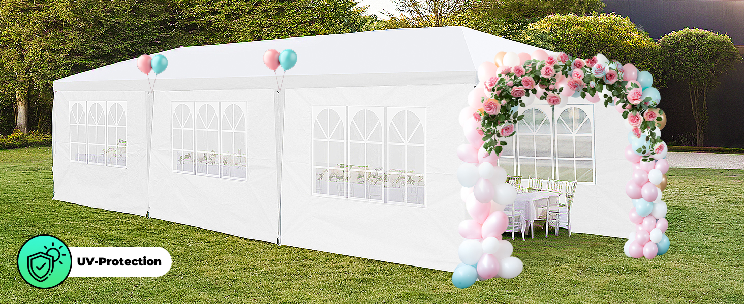 tent canopy party outdoor large event sidewalls 10x30 big backyard outdoor