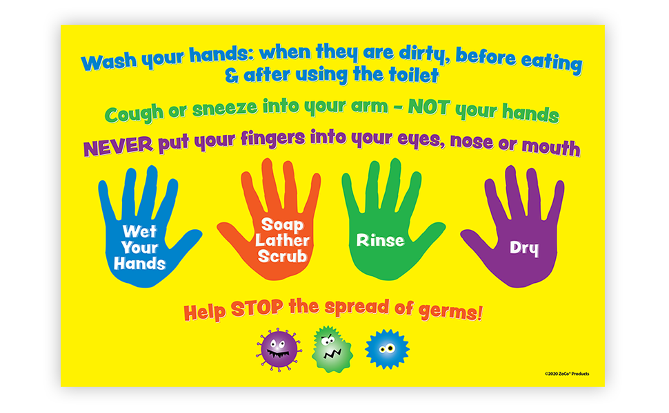 Kids Handwashing Poster