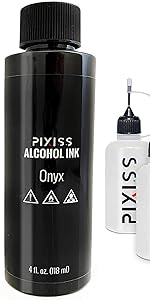 PIXISS Onyx Black Alcohol Ink - 4oz. 