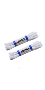 Shoelaces Oval Half Round 1/4" Shoes Lace (2 Pair)