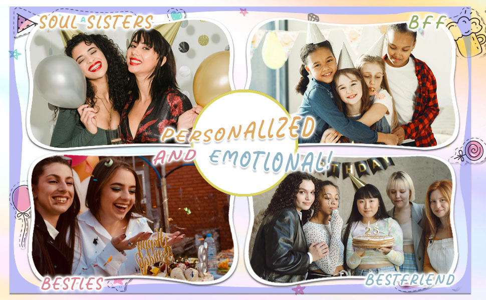 Mothers Day gifts keychain for friend women soul sister Bff Bestie Bestfriend