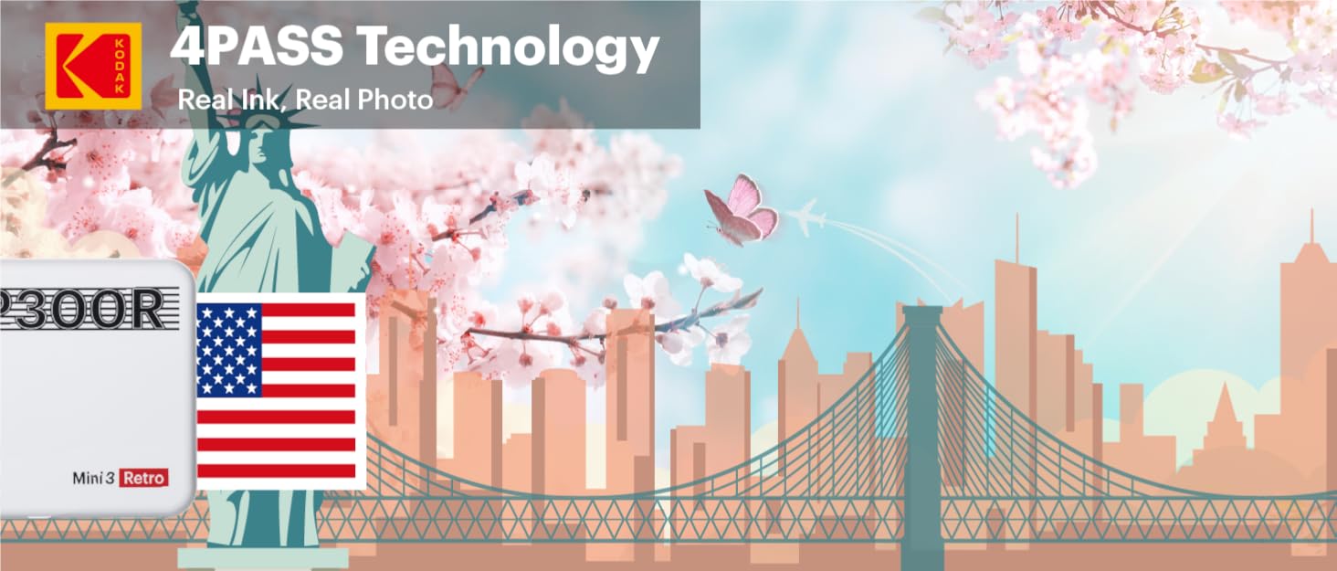 kodak mini shot retro photo printer polaroid instant camera for iphone and android instax mini