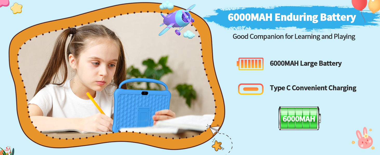 tablet with 6000 mah
