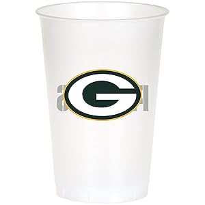 Green Bay Packers Plastic Cups, 24 ct