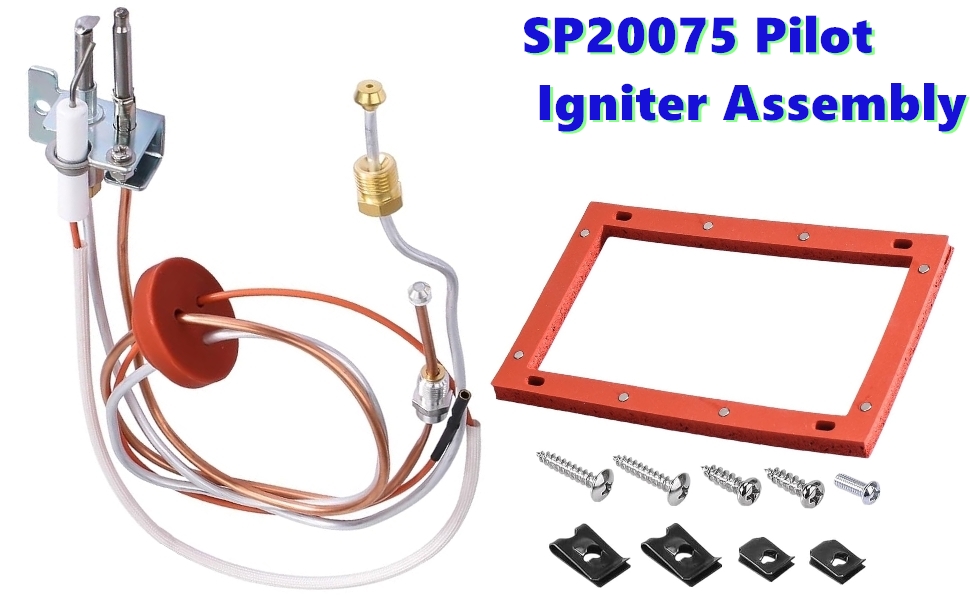 𝗠𝗖𝗔𝗠𝗣𝗔𝗦 Natural Gas Water Heater SP20075 SP20305A Pilot Assembly Kit Compatible with Rheem