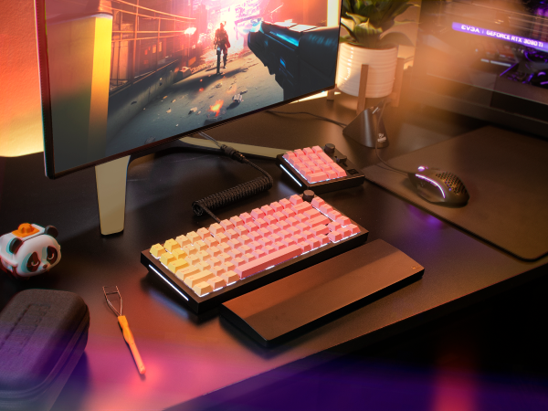 wood ergonomic wrist rest gmmk pro