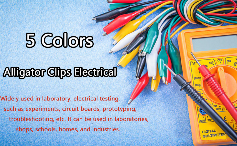 alligator clips electrical aligator clips test leads jumper wires aligator testing leads test leads