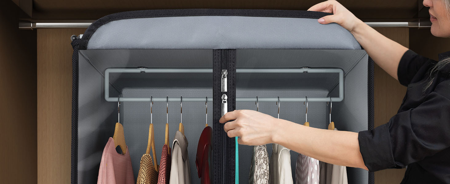 hanging closet organizer