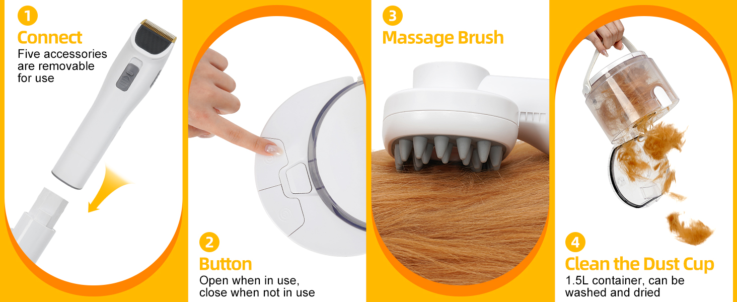 dog grooming vacuum